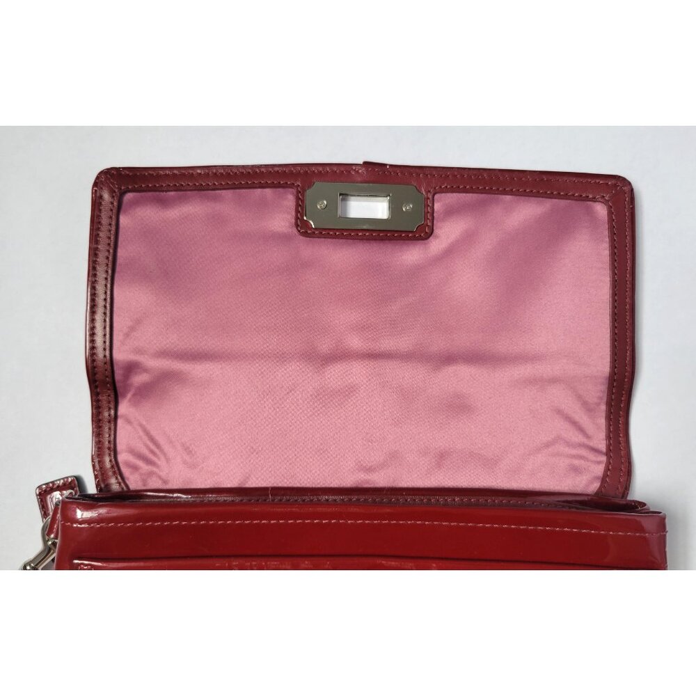 COACH 46261 Chelsea Patent Leather Large Clutch Wallet Wristlet Purse - Picture 8 of 16